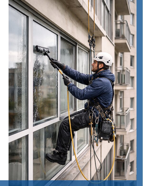 Мойка балконного остекления в Симферополе от 3635 р. | ВЫСОТНИК-Сим