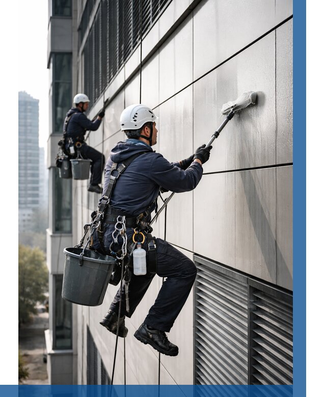 Мойка вентилируемого фасада в Симферополе от 260 р. | ВЫСОТНИК-Сим