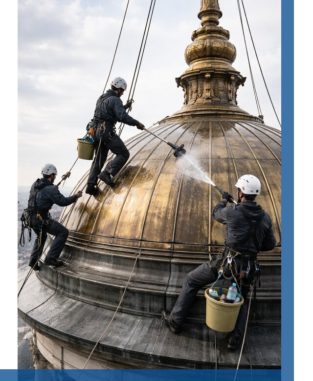 Мойка куполов и шпилей в Симферополе от 8310 р. - заказать | ВЫСОТНИК-Сим
