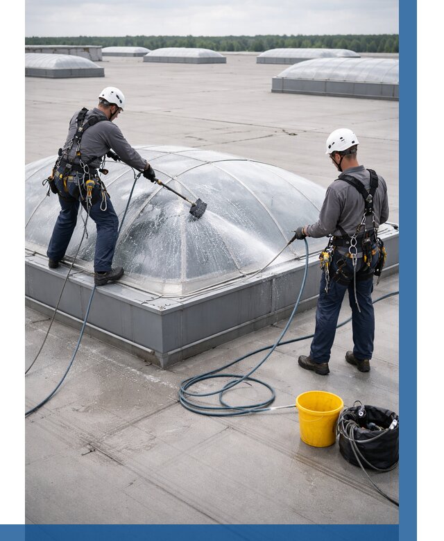 Мойка зенитных фонарей в Симферополе, заказать от 4674 р. | ВЫСОТНИК-Сим