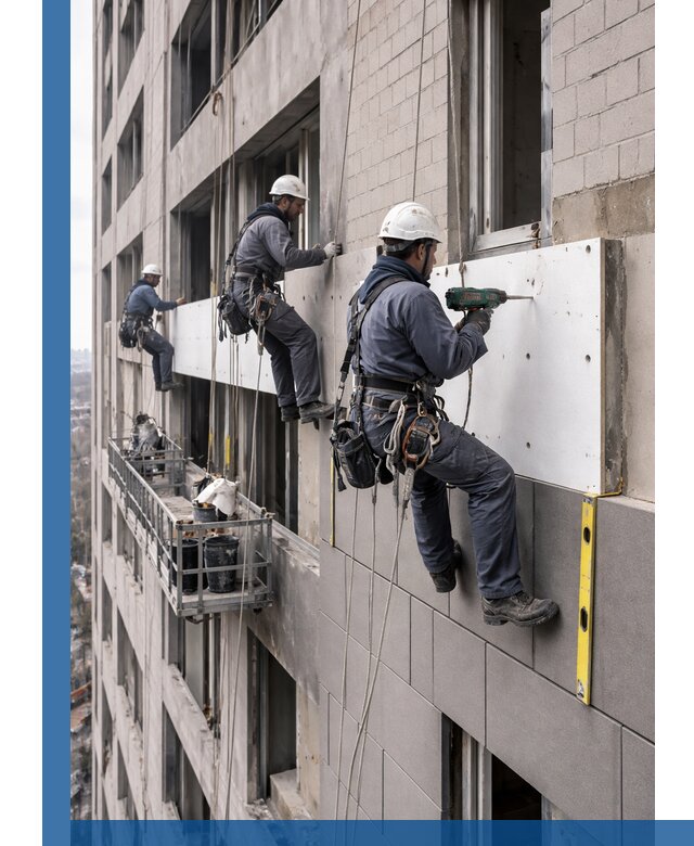 Монтаж фасадных термопанелей высокого качества в Симферополе