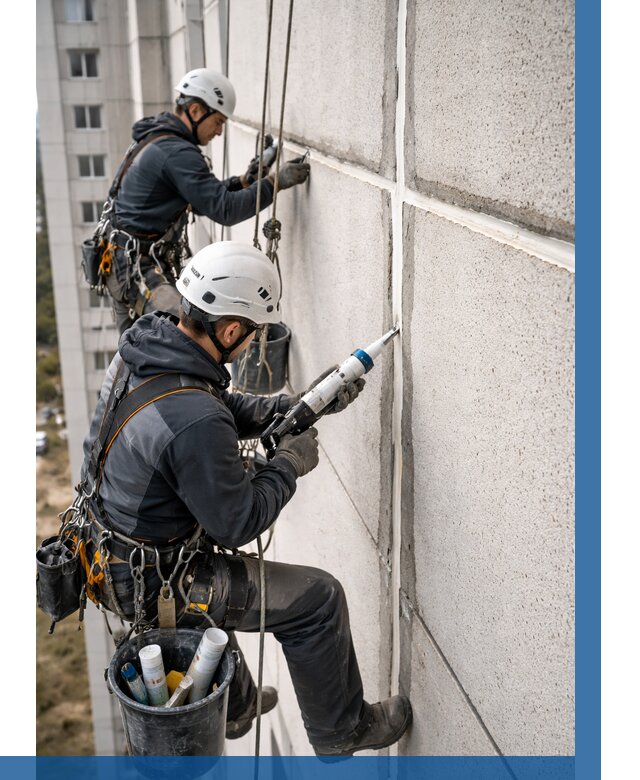 Герметизация межпанельных швов в Симферополе от 727 р. | ВЫСОТНИК-Сим
