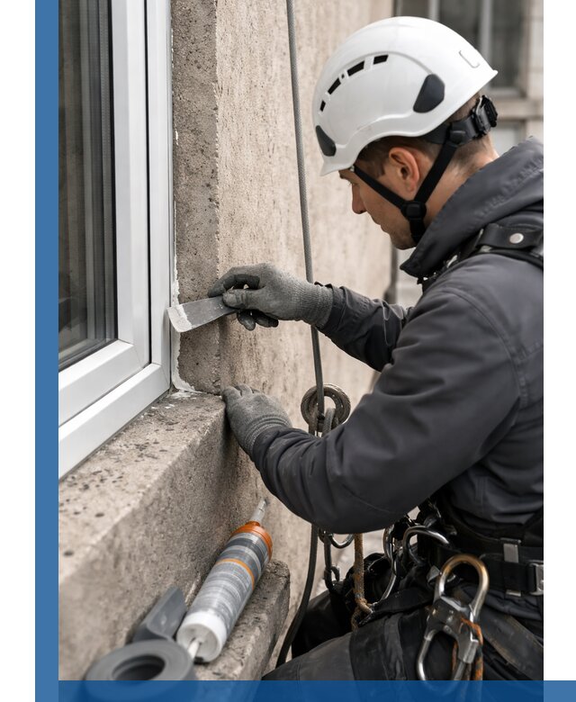 Герметизация монтажных швов окон в Симферополе с гарантией качества