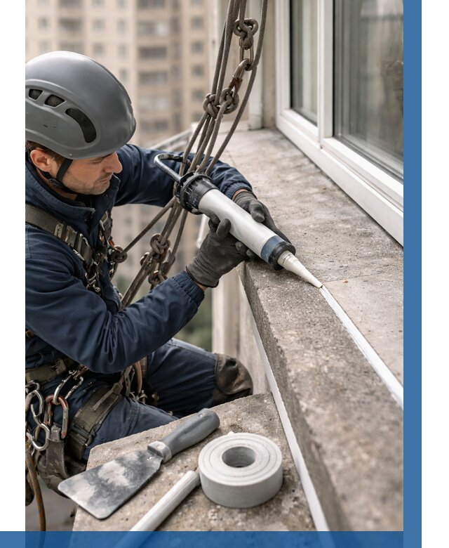 Герметизация балконного козырька в Симферополе от 4674 р. | ВЫСОТНИК-Сим