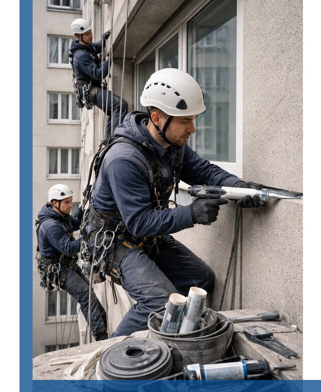 Герметизация швов лоджии в Симферополе профессионально и надежно