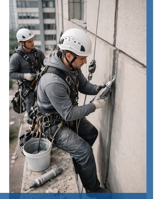 Ремонт деформационных швов здания в Симферополе от 1039 р. | ВЫСОТНИК-Сим