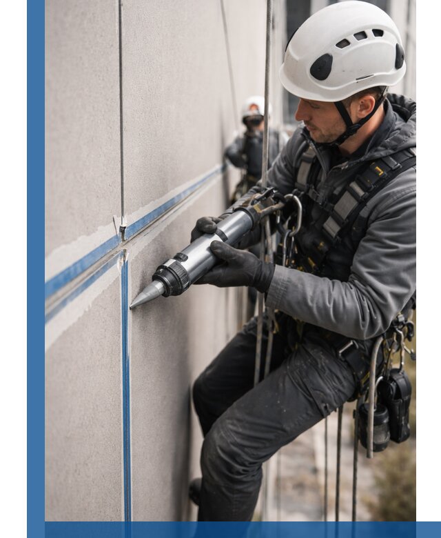 Герметизация стыков фасадных панелей в Симферополе качественно и быстро