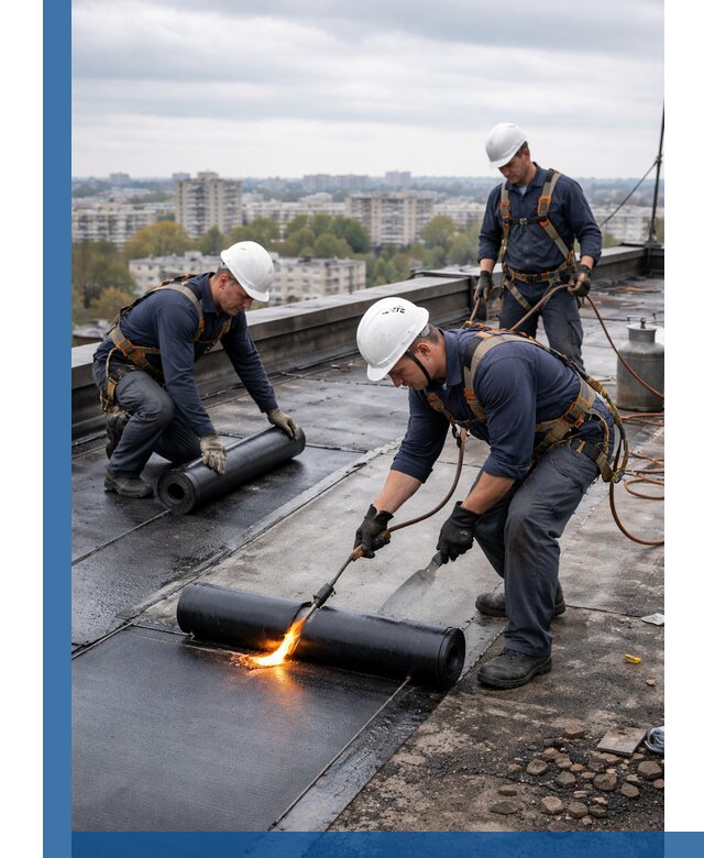 Ремонт наплавляемой кровли в Симферополе качественно и надежно