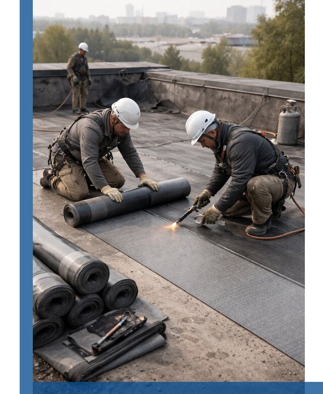 Монтаж мягкой кровли в Симферополе профессионально и надежно