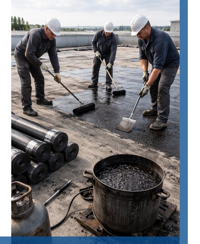 Гидроизоляция кровли мастикой в Симферополе от 623 р. | ВЫСОТНИК-Сим