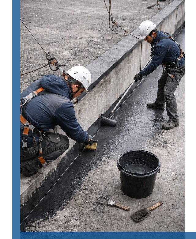 Гидроизоляция кровли жидкой резиной профессионально в Симферополе