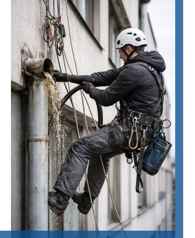 Прочистка водосточных труб в Симферополе от 3635 р. | ВЫСОТНИК-Сим