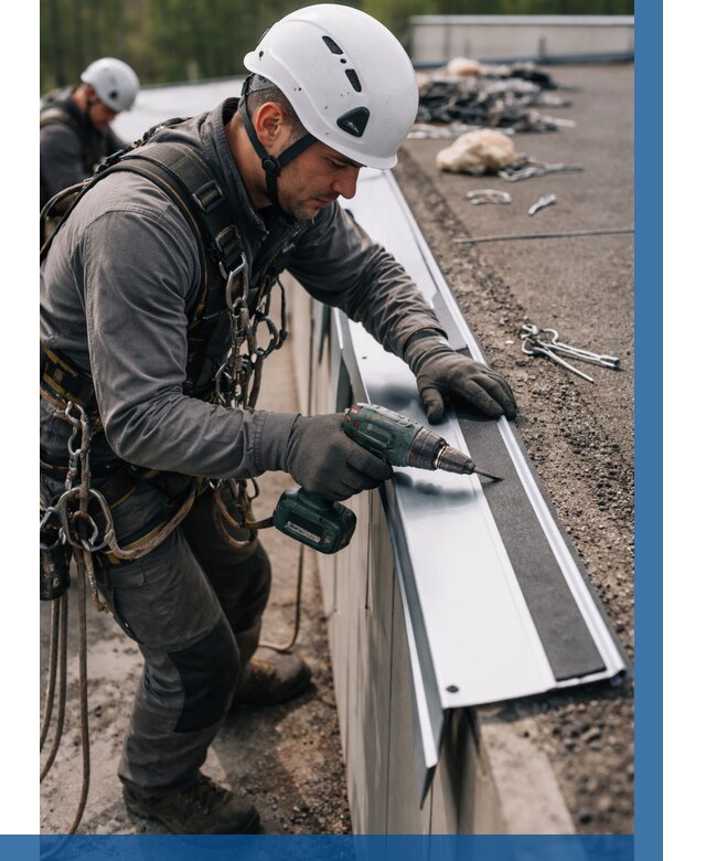 Монтаж капельника на кровле в Симферополе от 312 р. | ВЫСОТНИК-Сим