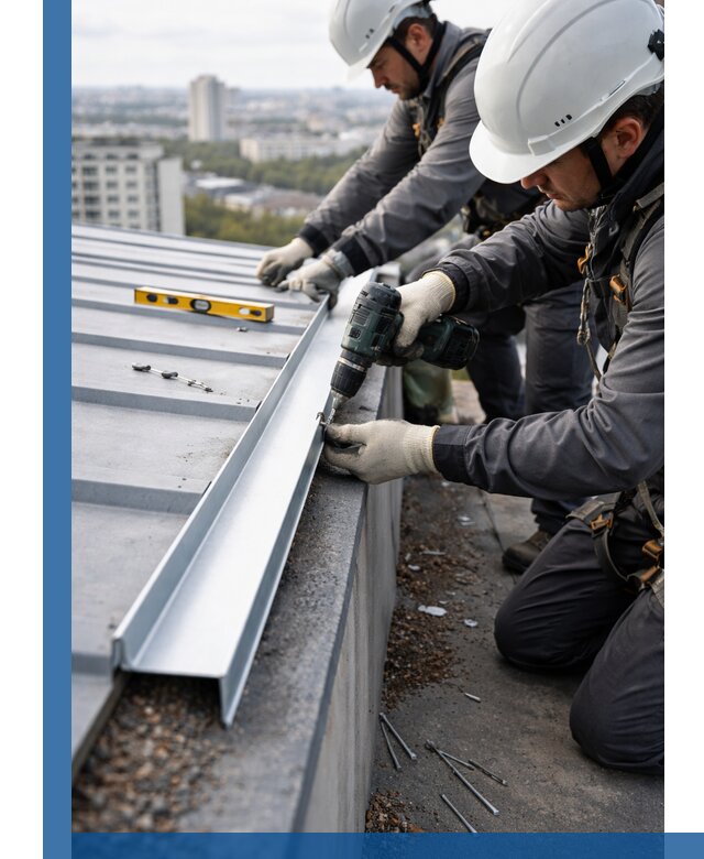 Монтаж капельника на кровле в Симферополе с гарантией качества