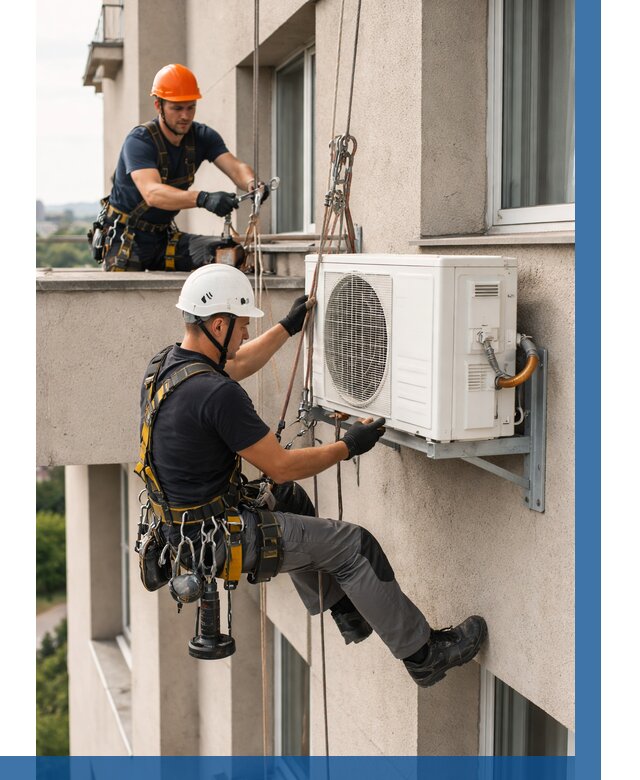 Монтаж внешнего блока кондиционера в Симферополе от 6752 р. | ВЫСОТНИК-Сим