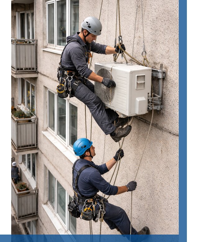 Перенос внешнего блока кондиционера в Симферополе от 9348 р.| ВЫСОТНИК-Сим