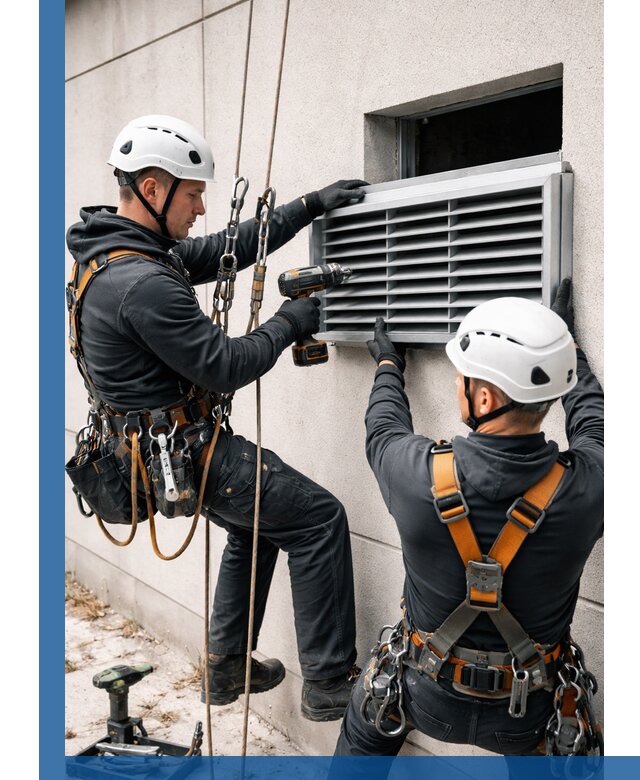 Монтаж вентиляционных решеток в Симферополе профессиональный сервис