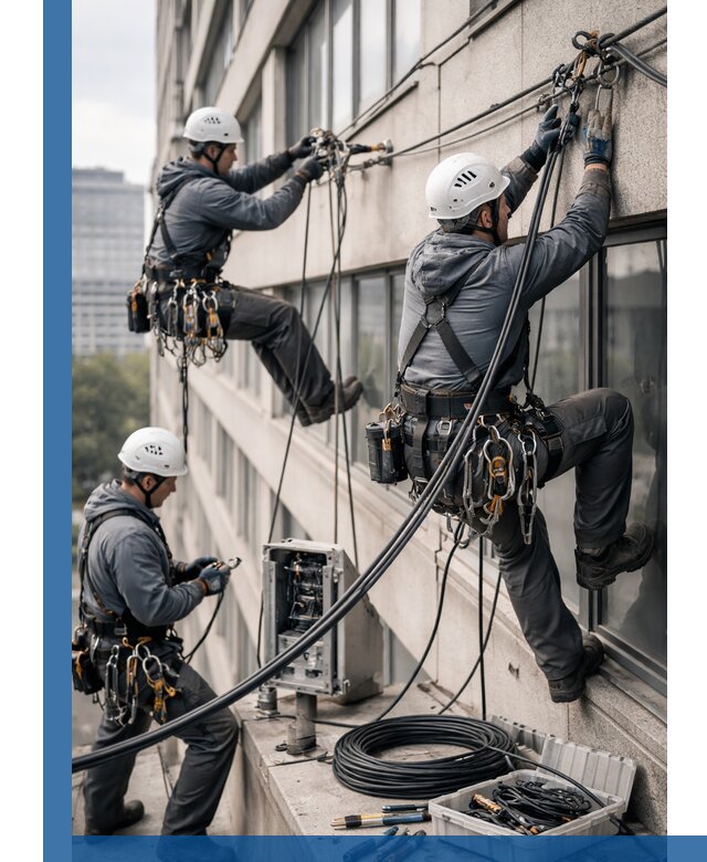 Прокладка оптоволоконного кабеля в Симферополе под ключ с тестированием