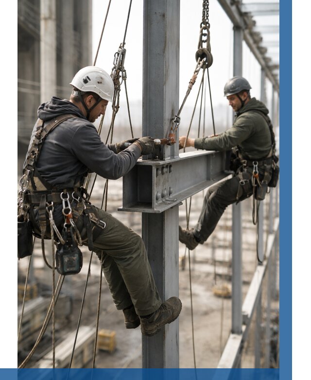 Монтаж металлоконструкций на высоте в Симферополе от 3635 р. | ВЫСОТНИК-Сим