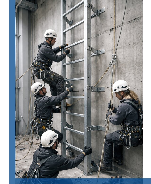 Монтаж металлических лестниц в Симферополе под ключ со гарантией