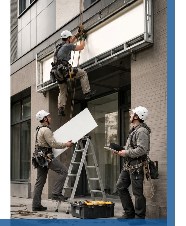 Монтаж светового короба в Симферополе от 6752 р. | ВЫСОТНИК-Сим