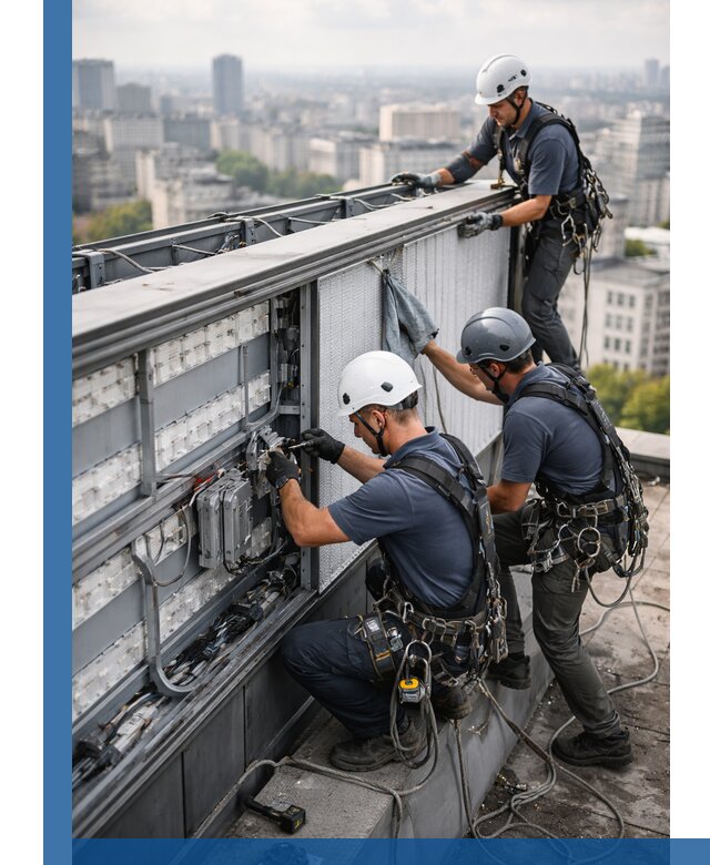 Профессиональное обслуживание крышной рекламы в Симферополе под ключ