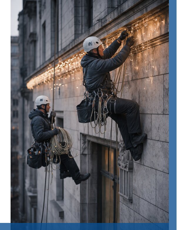 Монтаж новогодней иллюминации в Симферополе от 8829 р. | ВЫСОТНИК-Сим