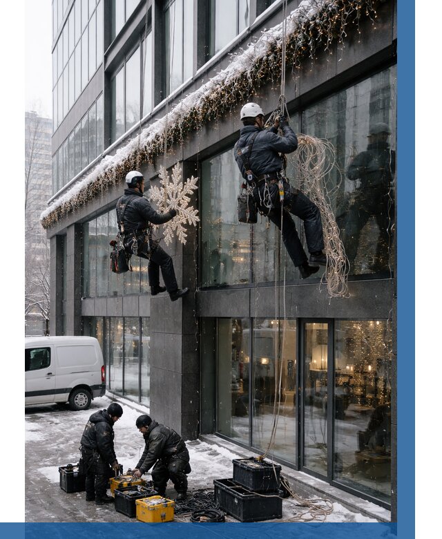 Демонтаж новогоднего оформления в Симферополе от 5713 р. | ВЫСОТНИК-Сим