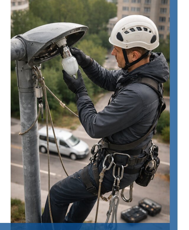 Замена ламп на высоте в Симферополе от 2597 р. | ВЫСОТНИК-Сим