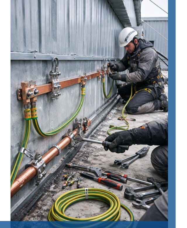 Монтаж заземления здания в Симферополе от 25968 р. | ВЫСОТНИК-Сим