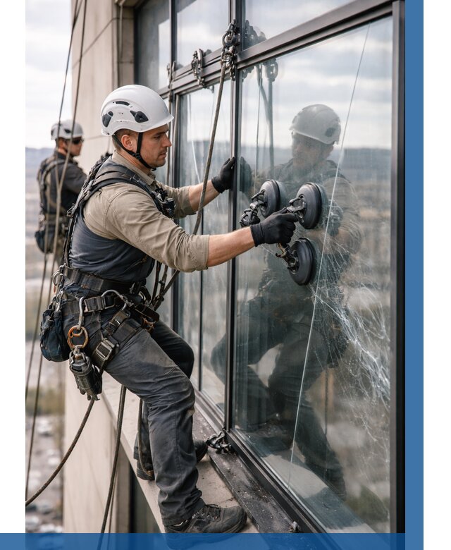 Замена стекла в витраже в Симферополе под ключ от 8829 р. | ВЫСОТНИК-Сим