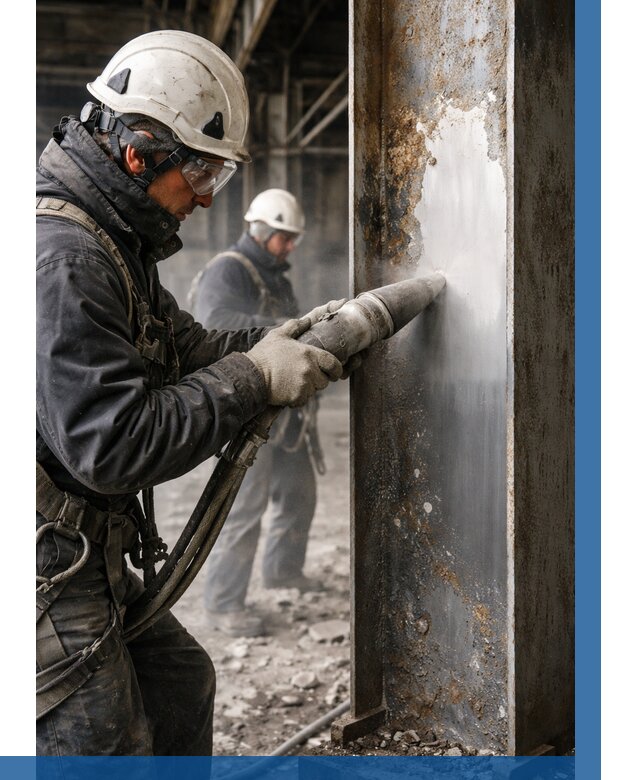 Удаление старой краски с металла в Симферополе от 467 р. | ВЫСОТНИК-Сим