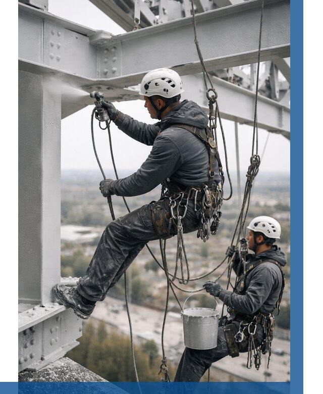Покраска металлоконструкций на высоте в Симферополе 364 р |ВЫСОТНИК-Сим