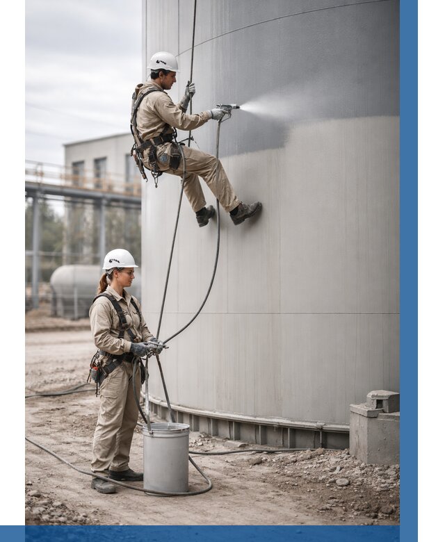 Покраска резервуаров в Симферополе от 1246 р. | ВЫСОТНИК-Сим — заказать