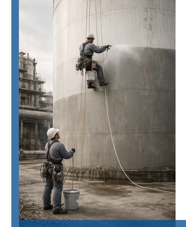 Покраска стальных резервуаров и емкостей в Симферополе профессионально