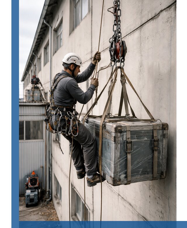 Подъем грузов на высоту в Симферополе для промышленных объектов