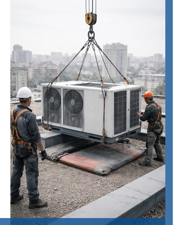 Подъем груза на крышу в Симферополе от 5194 р. | ВЫСОТНИК-Сим заказать