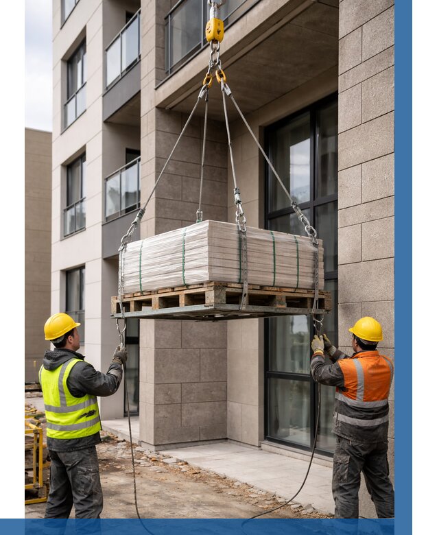 Подъем керамогранита на этаж в Симферополе от 3635 р. | ВЫСОТНИК-Сим