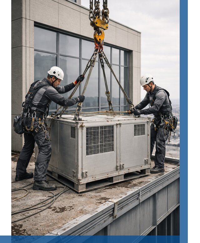 Такелажные работы на высоте в Симферополе от 8310 р. | ВЫСОТНИК-Сим