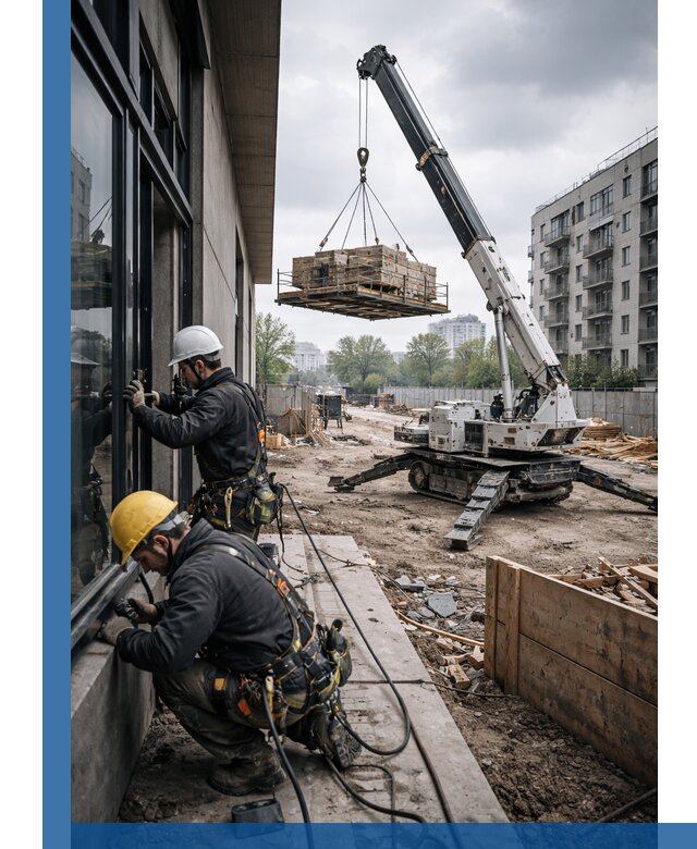 Аренда крана Пионер в Симферополе для строительных работ