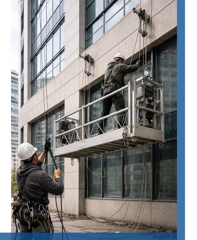 Монтаж и подъем фасадной люльки в Симферополе от 12464 р. | ВЫСОТНИК-Сим