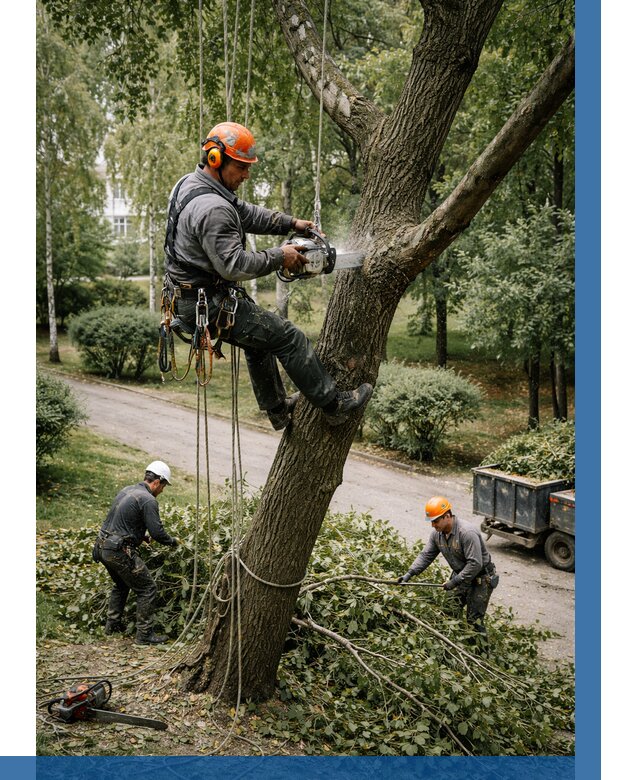 Кронирование деревьев в Симферополе от 6752 р. | ВЫСОТНИК-Сим