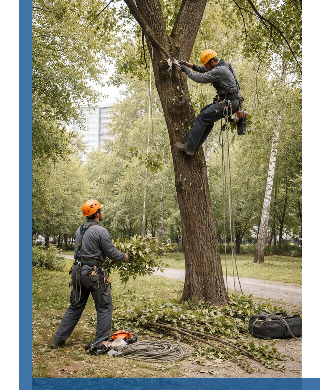 Санитарная обрезка деревьев в Симферополе, профессионально и безопасно