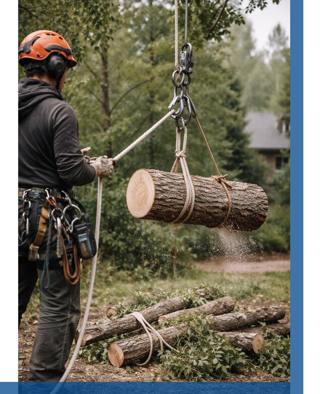 Валка деревьев частями в Симферополе от 7790 р. | ВЫСОТНИК-Сим