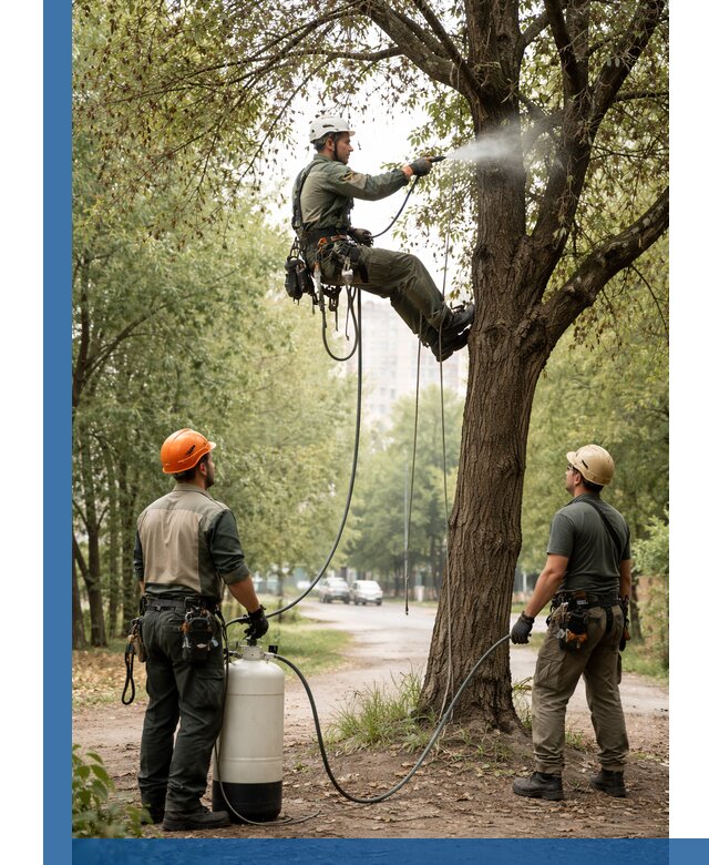 Обработка деревьев от вредителей в Симферополе профессиональная защита