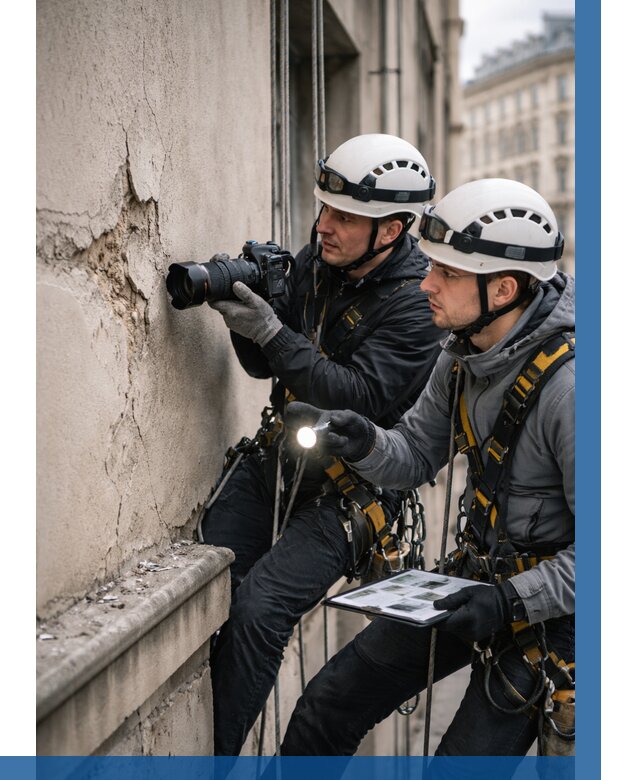 Фотофиксация дефектов фасада в Симферополе от 4674 р. | ВЫСОТНИК-Сим