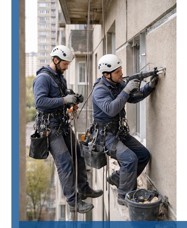 Промышленные альпинисты высотные работы и монтаж в Симферополе